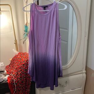 Lane Bryant Purple Ombre Sleeveless Top